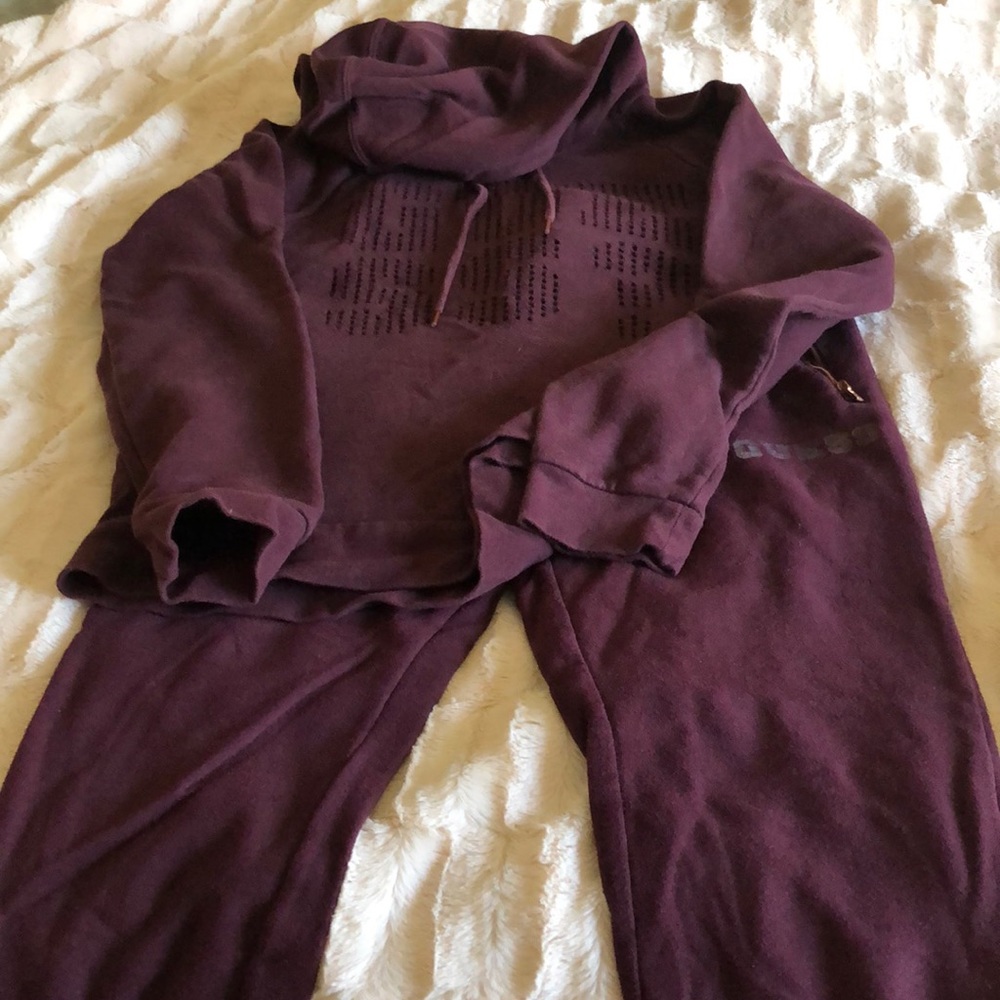 Guess sweatpants and sweatshirt